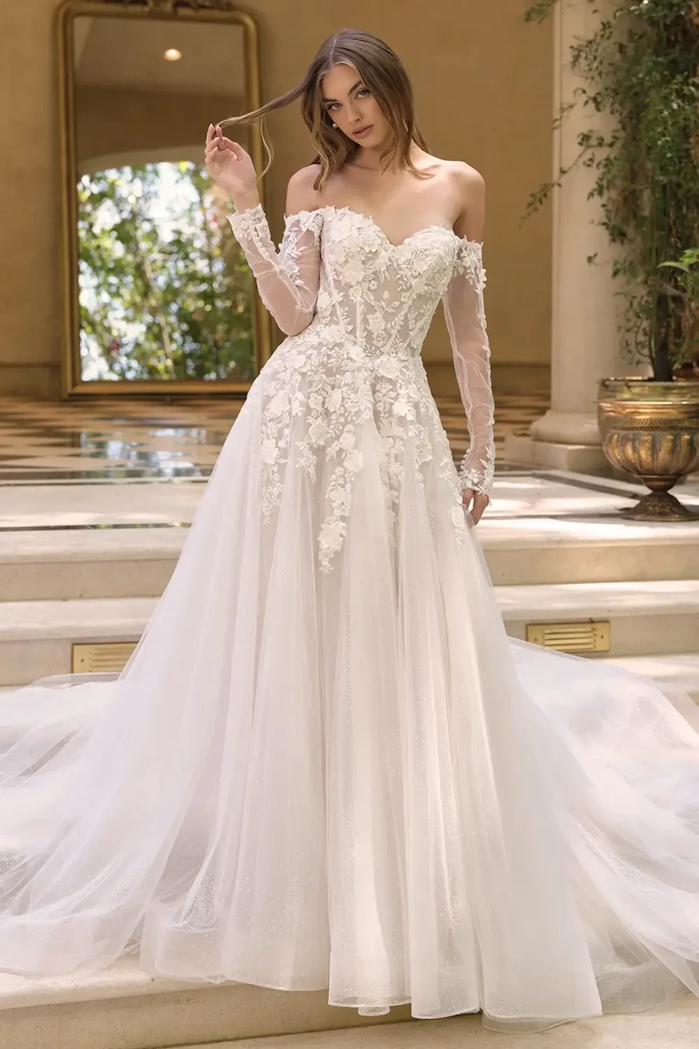 Photo of Model wearing a  Andrea and Leo Couture