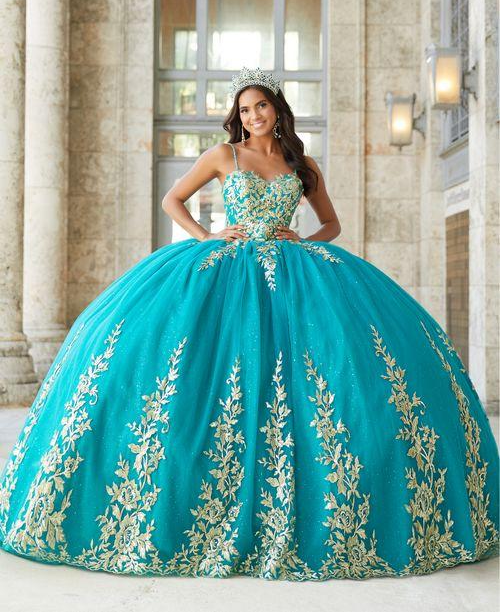 Photo of Model wearing a QuinceaÑera Collection Gown
