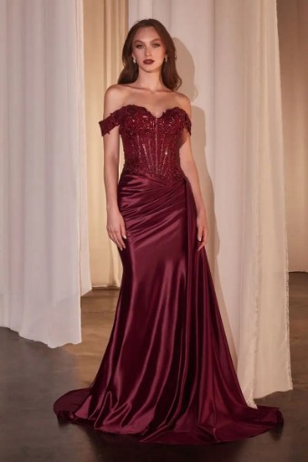 Ladivine by Cinderella Divine Style No. CD803 #13 Burgundy thumbnail