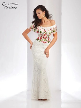 Clarisse Style No. 4954 #0 White/Multi thumbnail