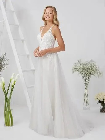 Flora's Faves Style No. 19198 #4 Ivory/Ivory/Nude/Silver thumbnail