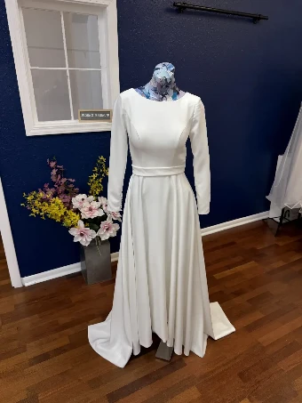 Encore Collection Style No. ROMA CREPE GOWN #4 thumbnail