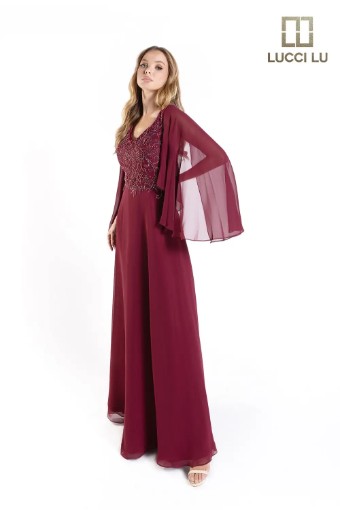 Lucci Lu Style No. 6047W #4 Burgundy thumbnail