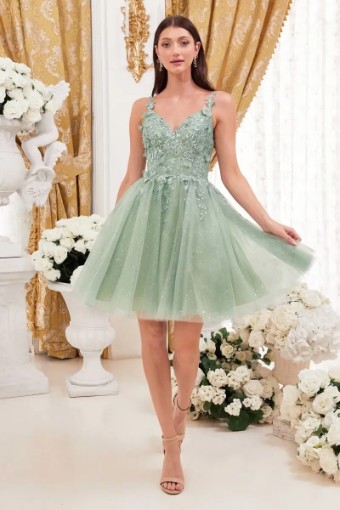 Ladivine by Cinderella Divine Style No. 9245 #6 Sage thumbnail