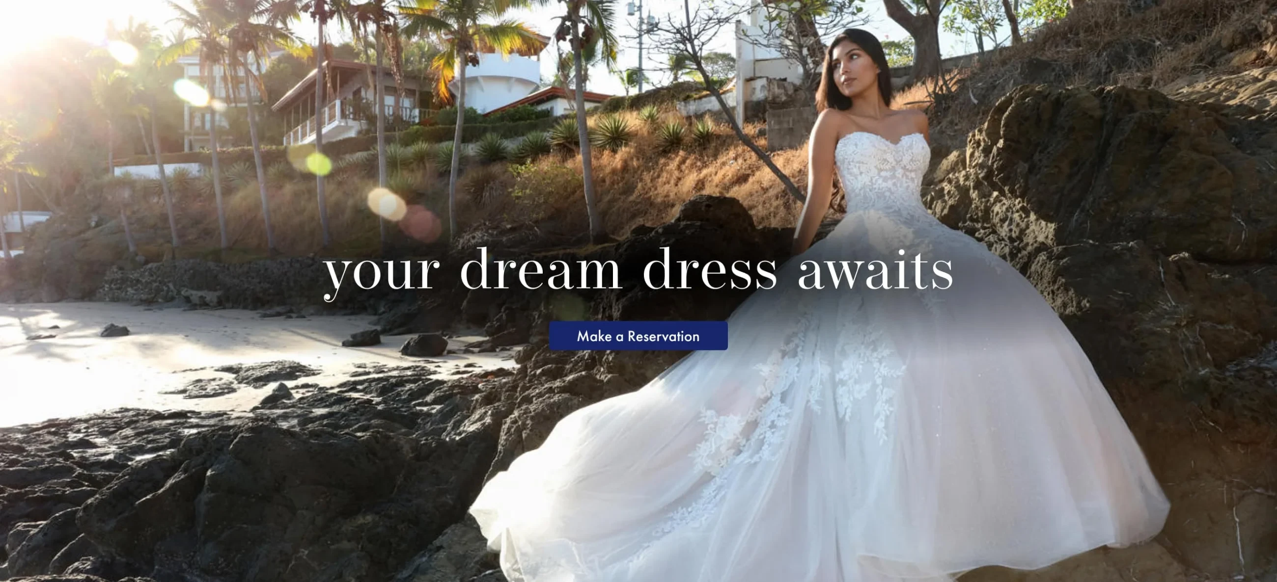 Your Dream Dress Awaits, desktop banner
